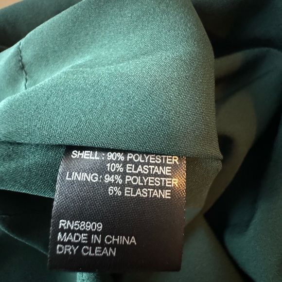 Antonio Melani x Nicola Bathie, Julianna Velvet Emerald Green Dress. Size 10 - Picture 7 of 7